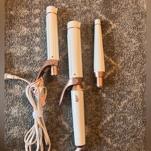 EUC T3 INTERCHANGEABLE CURLER 1” 1.5” and tapered wand!